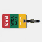 リトアニア州旗 – 旅行/パーソナライズされたバッグ ラゲッジタグ (裏面横)