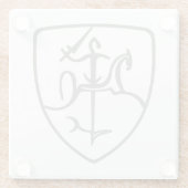 リトアニア湾 ガラスコースター (裏面)