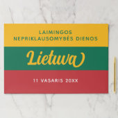 リトアニア独立記念日の国旗 ペーパーパッド (インサイチュ)