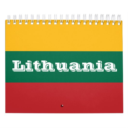 リトアニア カレンダー (カバー)