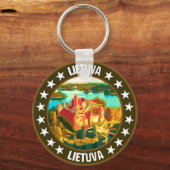 リトアニア キーホルダー (正面)