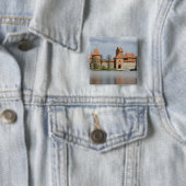 リトアニア、トラカイ。アイランドキャッスル2 缶バッジ (インサイチュ)