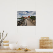 リトアニア、トラカイ、トラカイ歴史国家 ポスター (キッチン)