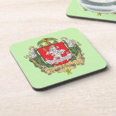 リトアニア・ドリンク・コースター、ヴィリニュスの紋章 コースター (左側)