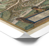 リトアニア,ビリニュスの地図, 'シヴィテス・オルビスT ポスター (角)