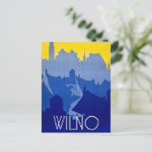 リトアニア，ビルヌス， ポストカード (スタンド正面)