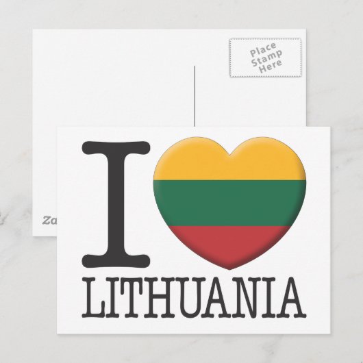 リトアニア ポストカード (正面/裏面)