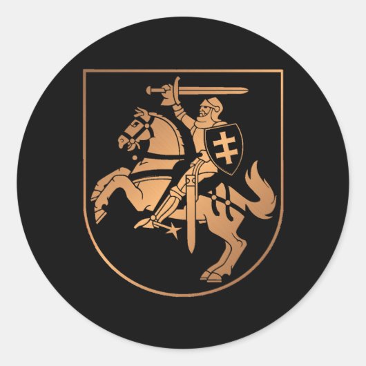 リトアニア ラウンドシール (正面)