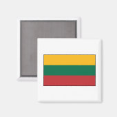 リトアニア – リトアニア国旗 マグネット (正面/裏面)