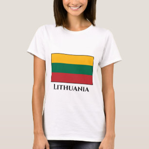 リトアニア(リトアニア)旗 Tシャツ