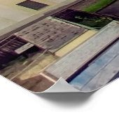 リトアニア，ヴィリニュスの空中表示 ポスター (角)