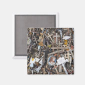 リトアニア，中央リトアニア，サウリアイ，ヒル2 マグネット (正面/裏面)