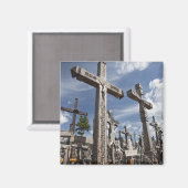 リトアニア，中央リトアニア，サウリアイ，ヒル3 マグネット (正面/裏面)