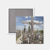 リトアニア,中央リトアニア,サウリアイ,ヒル5 マグネット (正面/裏面)