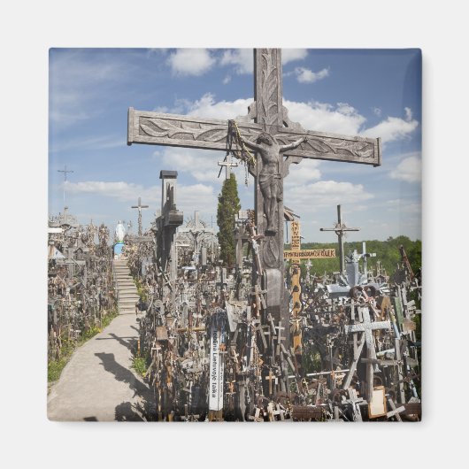 リトアニア,中央リトアニア,サウリアイ,ヒル5 マグネット (正面)