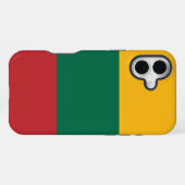 リトアニア 国旗 iPhoneケース (裏面横)