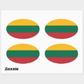 リトアニア 楕円形シール (シート)