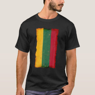 リトア動揺してニア国旗、国家プライドグランジS Tシャツ