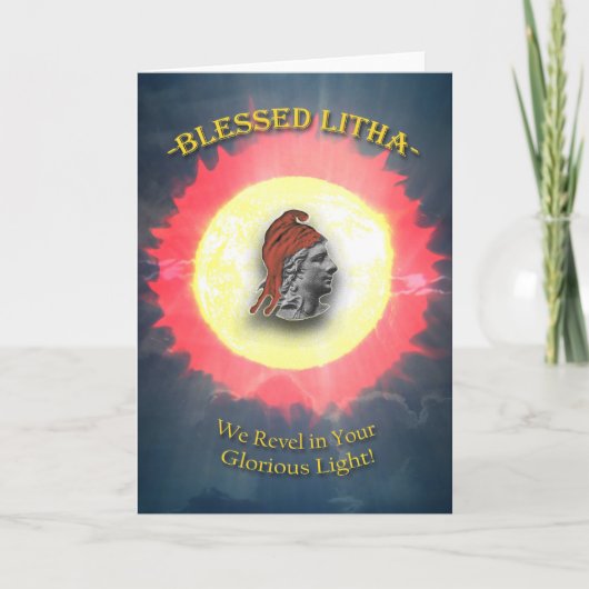 リトア夏至サンゴッドインザ天国 カード (正面)