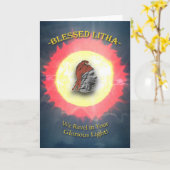 リトア夏至サンゴッドインザ天国 カード (黄色い花)