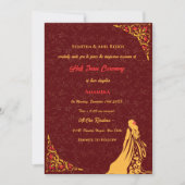 リトゥ・カラ・サンスカーラ ハーフ サレー 招待状 (正面)