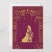 リトゥ・カラ・サンスカーラ ハーフ サレー 招待状 (裏面)