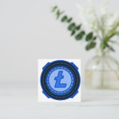 リトコイン スクエア名刺 (スタンド正面)