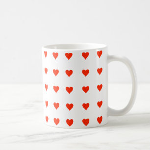 リトスタイリッシュル赤いハートズマグ コーヒーマグカップ