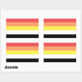 リトセクシャルプライド 長方形シール (シート)