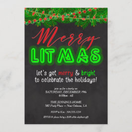 リトマスメリー招待状、クリスマスパーティー 招待状