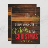 リトメリールクリスマスカ素朴ード シーズンカード (正面/裏面)