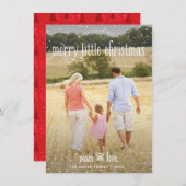 リトメリールクリスマスホリデーカード シーズンカード (正面/裏面)