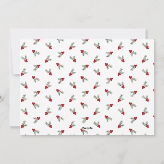 リトメリール・クリスマス・ホリデー・バース・アナウンス シーズンカード (裏面)