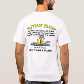 リトリートアイランドエスケープ2 Tシャツ (裏面)
