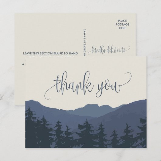 リトリートザマウンテンズサンキューホテル ポストカード (正面/裏面)