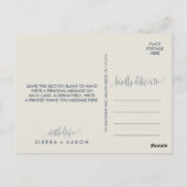 リトリートザマウンテンズサンキューホテル ポストカード (裏面)