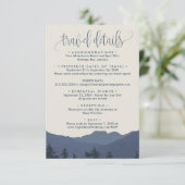 リトリートザマウンテンズトラベル詳細カード エンクロージャーカード (スタンド正面)