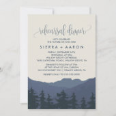 リトリートザマウンテンズリハーサルディナー 招待状 (正面)