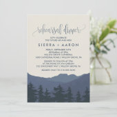 リトリートザマウンテンズリハーサルディナー 招待状 (スタンド正面)