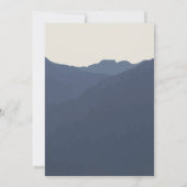 リトリートザマウンテンズリハーサルディナー 招待状 (裏面)