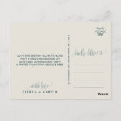 リトリートザマウンテンズ |グリーンサンキュー ポストカード (裏面)