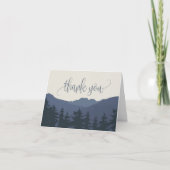 リトリートザマウンテン結婚ズサンキューカード サンキューカード (正面)