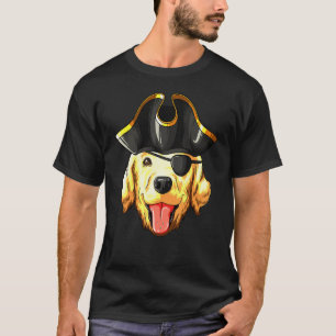 リトリーバー・パイレーツハットゴールデン・リトリーバー Tシャツ