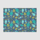 リトルおもしろいカートーンモンスターズ誕生日 薄葉紙 (正面)