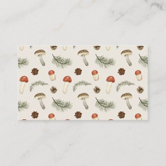 リトルおもしろいガイきのこビーベビーブックリクエスト エンクロージャーカード (裏面)