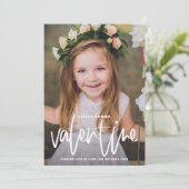 リトルおもしろいバレンタインレタリングバレンタインデー シーズンカード (スタンド正面)