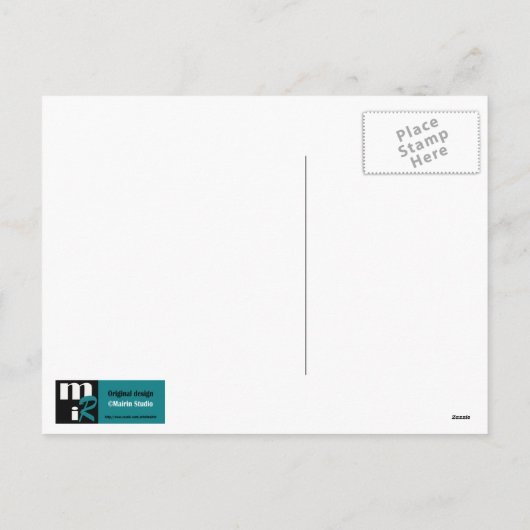 リトルおもしろいペンギン名前をカスタムするクリスマス シーズンポストカード (裏面)