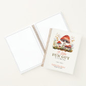 リトルおもしろい男きのこ男の子ベビーシャワーゲストブック ノートブック (内部)