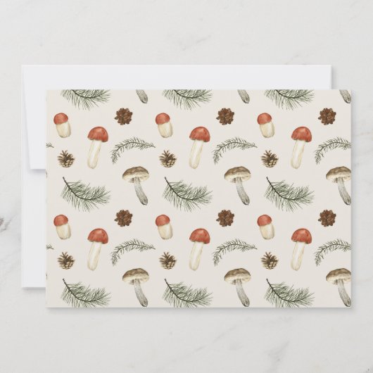 リトルおもしろい男の子の写真誕生日 招待状 (裏面)