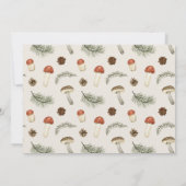 リトルおもしろい男の子の男の子の写真1st誕生日 招待状 (裏面)